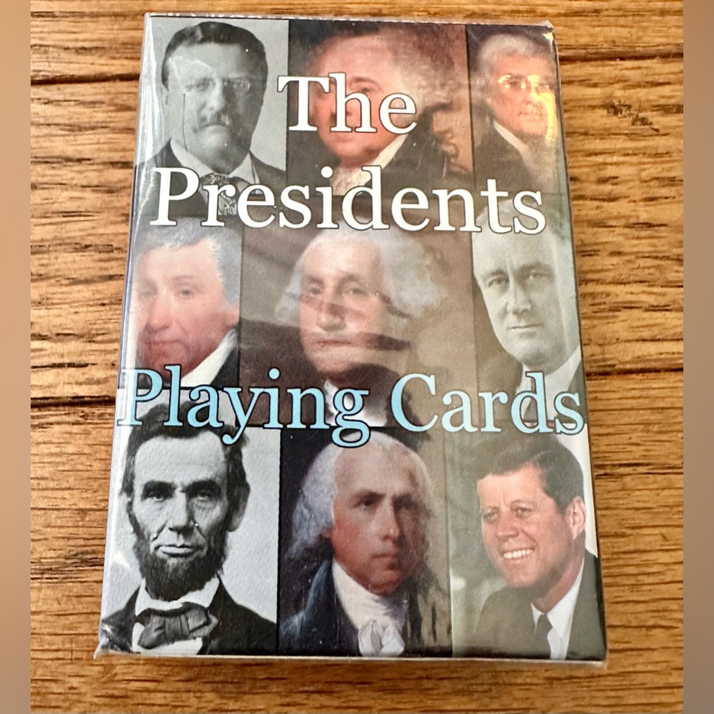 Vintage Presidents Playing Cards